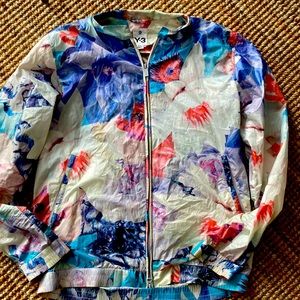 Floral vintage Y3 windbreaker for men